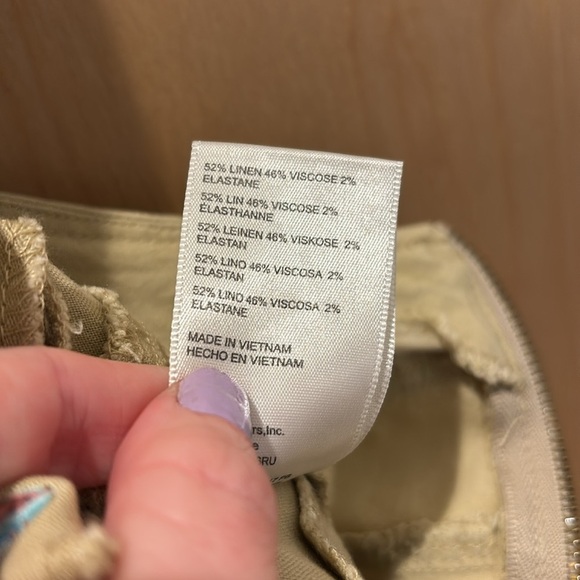 Urban Outfitters Jumpsuit Linen Blend Strappy Flare NWT Size Small - Picture 7 of 8